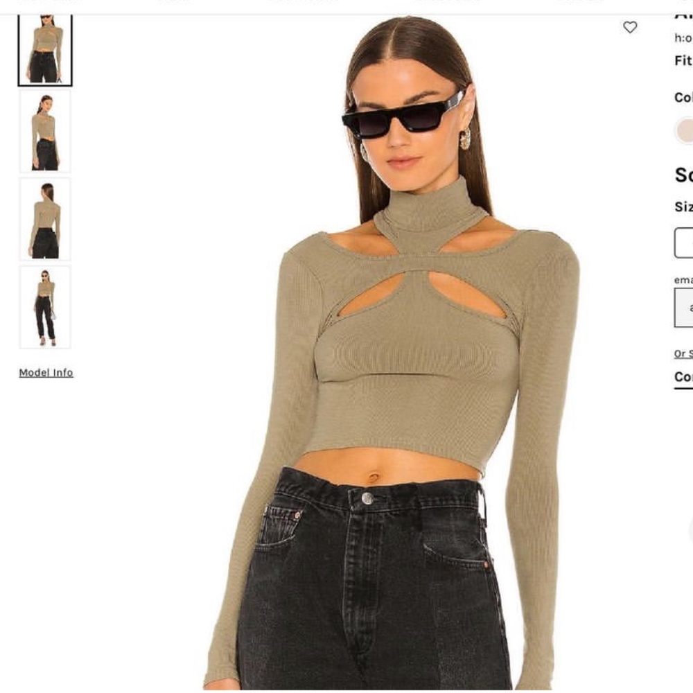 Green Revolve top